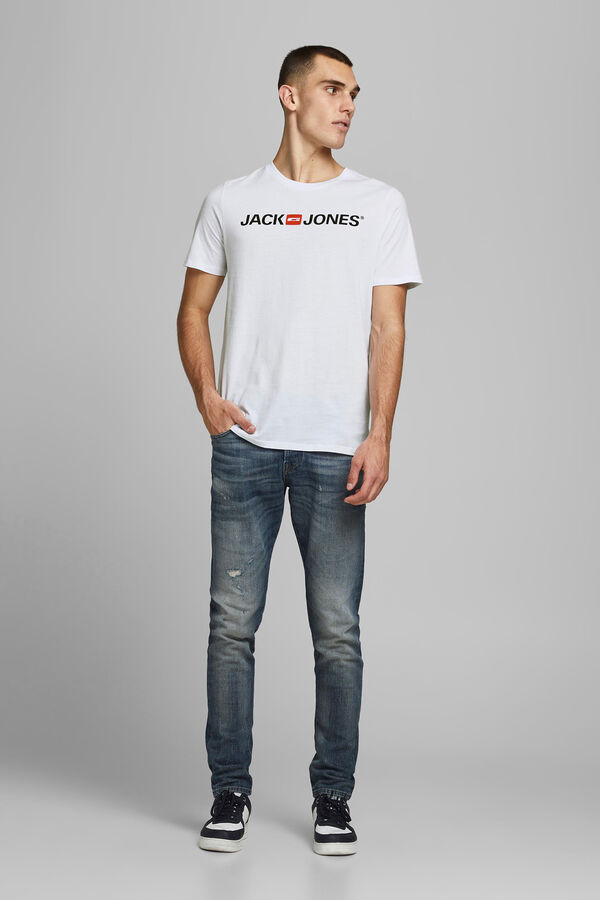 Springfield Camiseta manga corta logo blanco