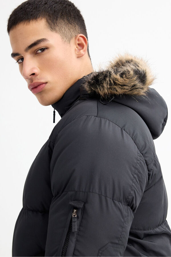 Inside Puffer Jacket black