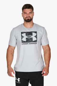 Springfield T-shirt manga curta logo Under Armour cinza