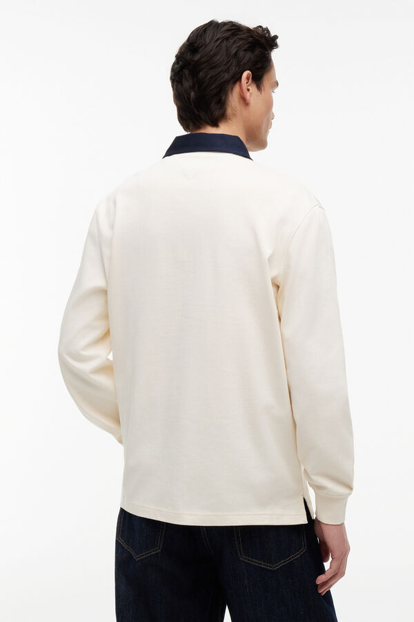 Tommy Jeans Rugby polo shirt white
