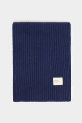 Springfield Bufanda canal&eacute; neps color azul azul