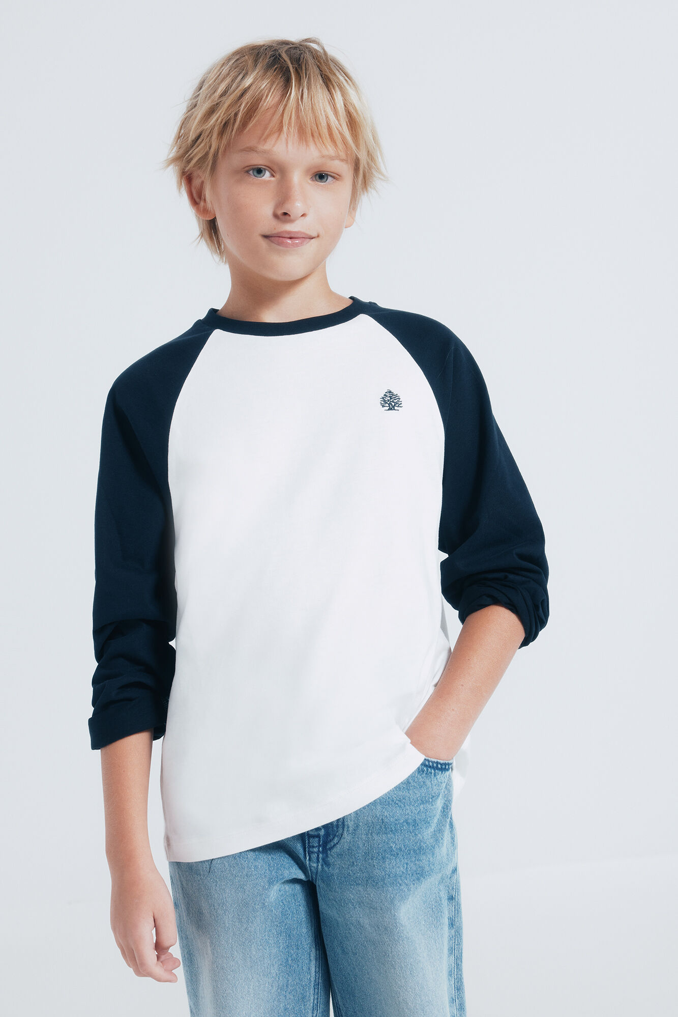 Springfield Kids Camiseta manga larga bicolor ni&ntilde;o