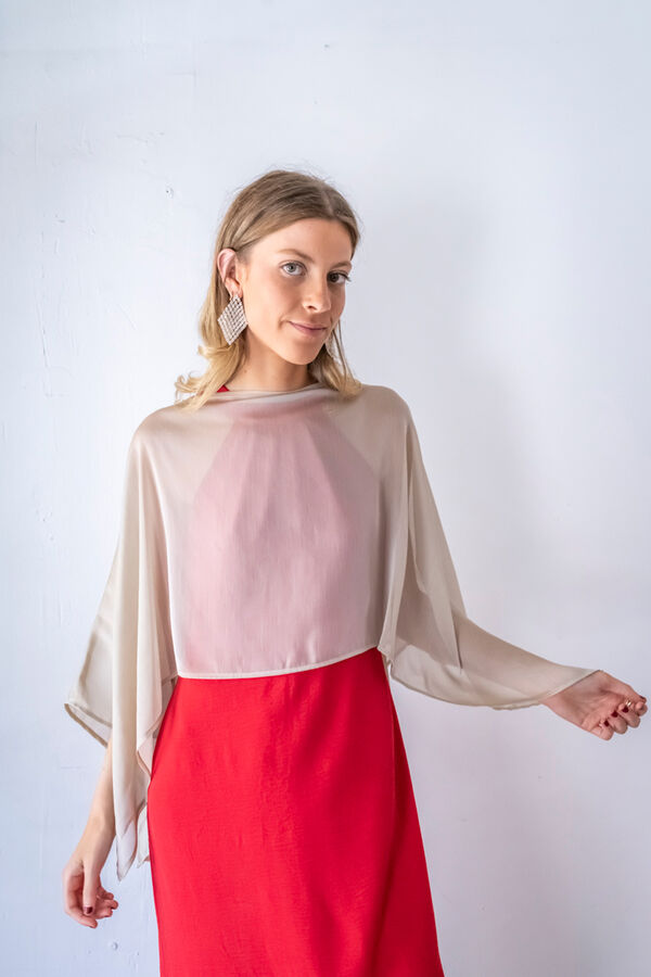 Cul Sac Chal de gasa beige