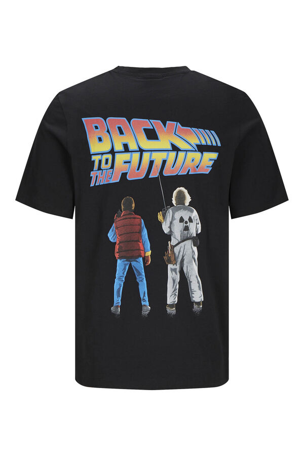 Springfield Back to the Future T-shirt crna