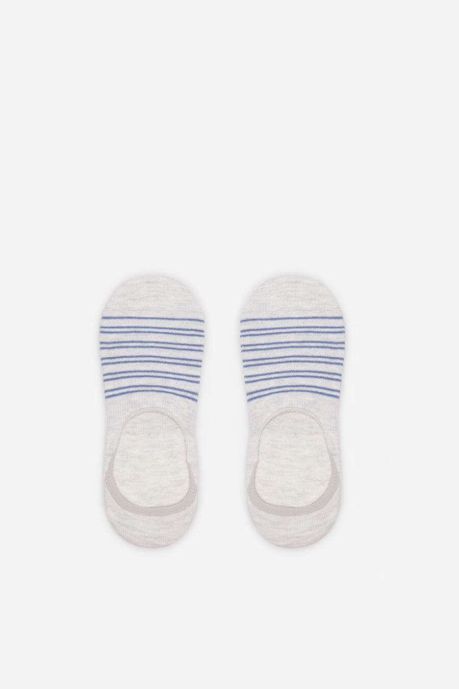 Chaussette invisible rayures