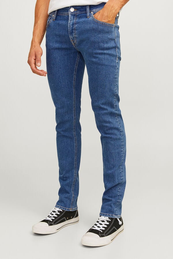 JJ REBEL Jeans slim fit cl&aacute;sico azul