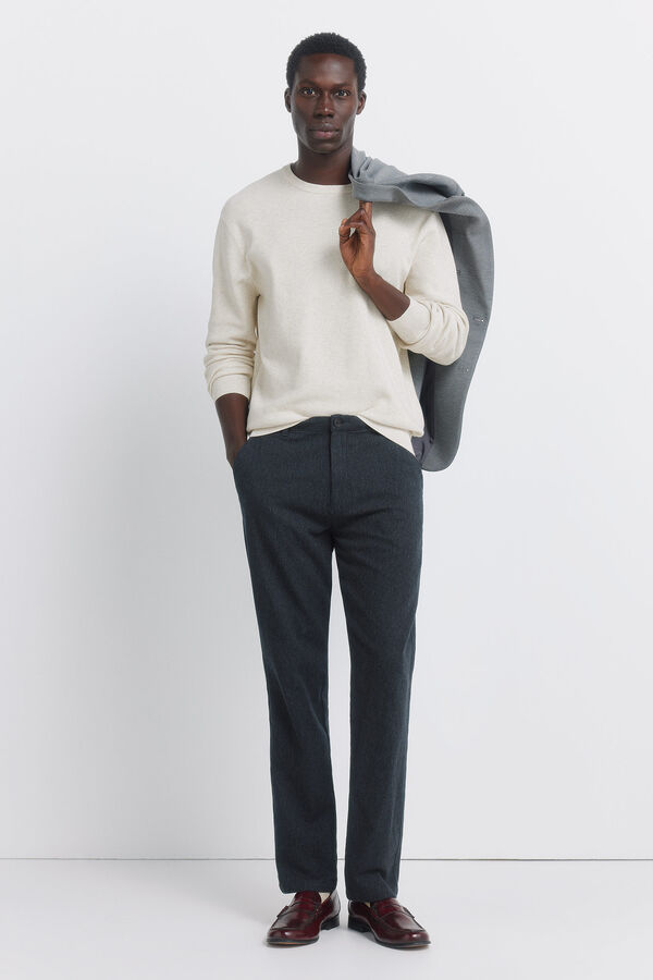 Springfield basic structured jersey grey