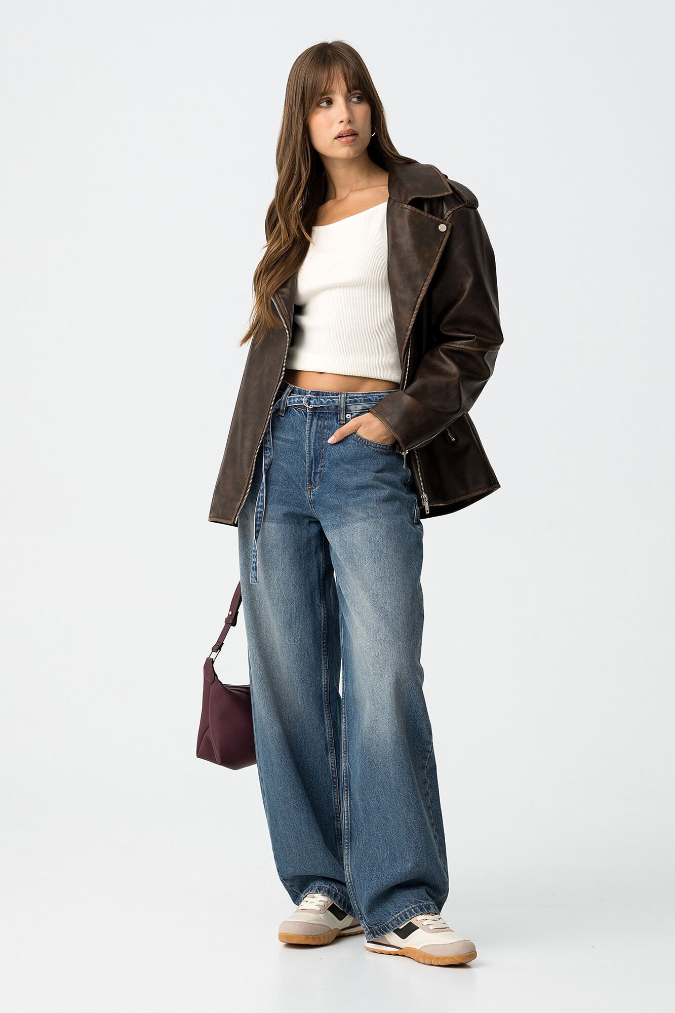 Tiffosi Jeans Ava Balloon Fit con Cintur&oacute;n