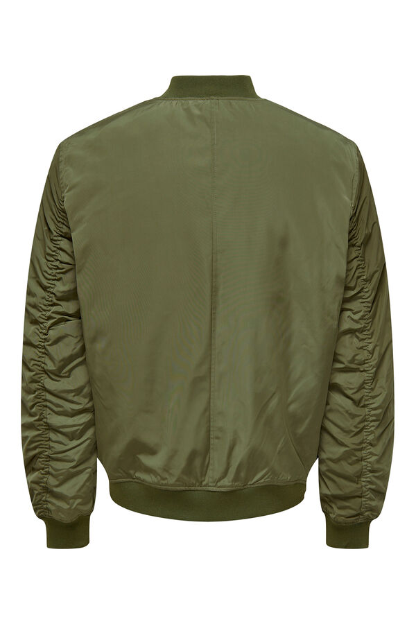 Only & Sons Chaqueta bomber verde