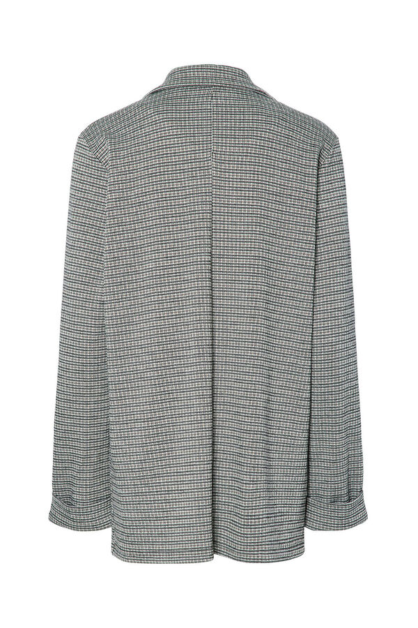 Pieces Houndstooth jacket Crna