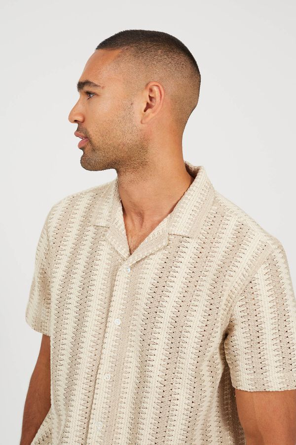 Brave Soul Short sleeve shirt brown