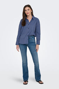 JDY Camisa riscas de manga comprida