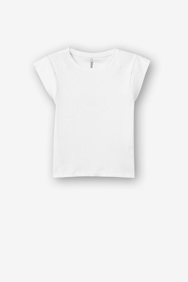 Springfield T-shirt canelada branco