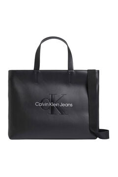 Springfield Women's Calvin Jeans Sculpted shopper bag black