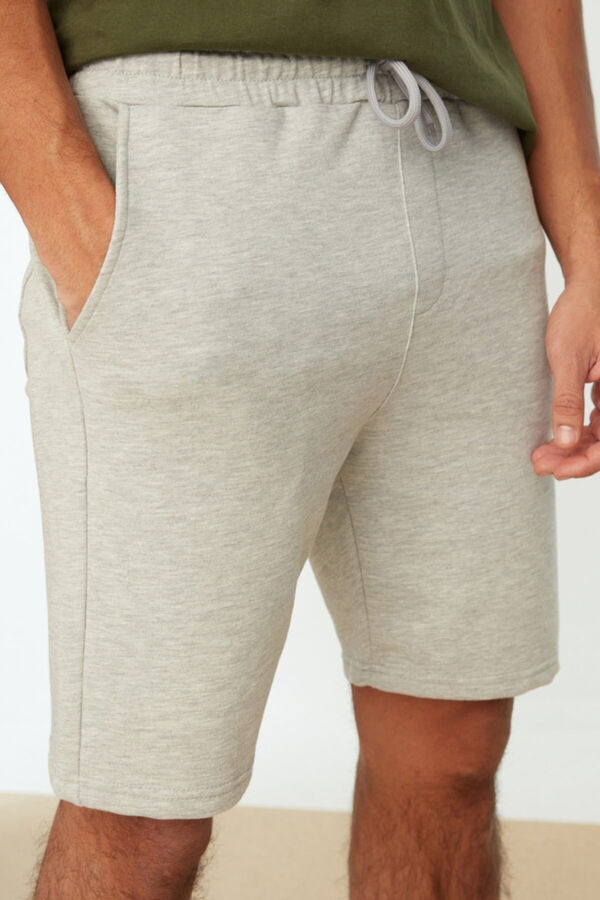 Trendyol Pack 2 bermudas jogger blanco