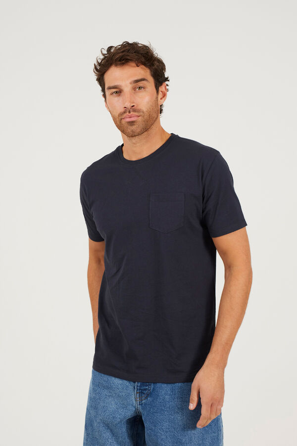 Brave Soul T-shirt básica de manga curta azul