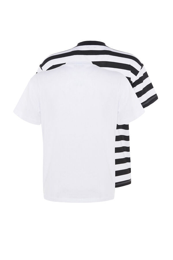 Trendyol Pack of 2 short sleeve T-shirts white