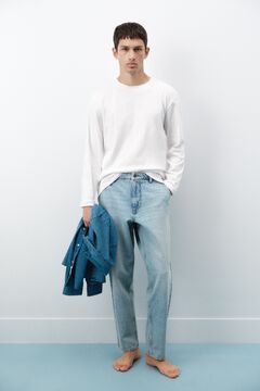 Springfield Light wash denim chinos