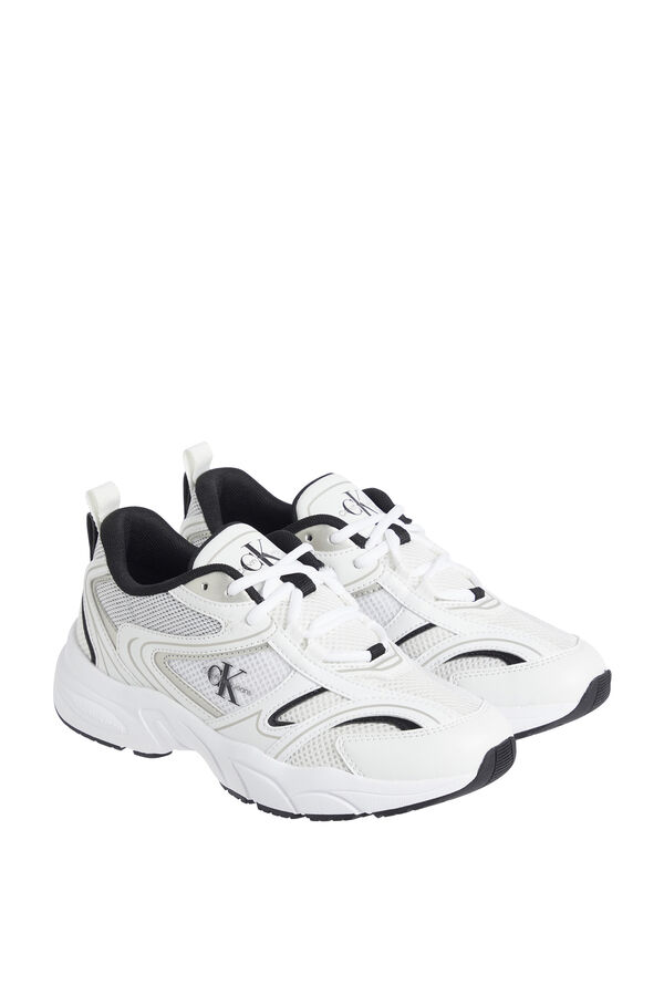 CK Jeans Zapatilla runner Calvin Klein jeans blanco