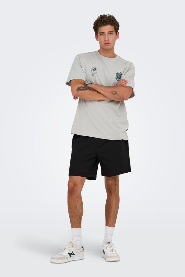 Only & Sons Short chandal negro