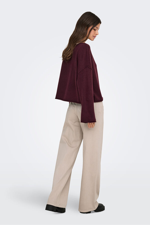 JDY Pantal&oacute;n largo ancho gris