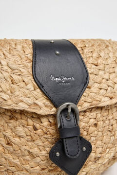Pepe Jeans Mala de palha com aba e fecho magn&eacute;tico