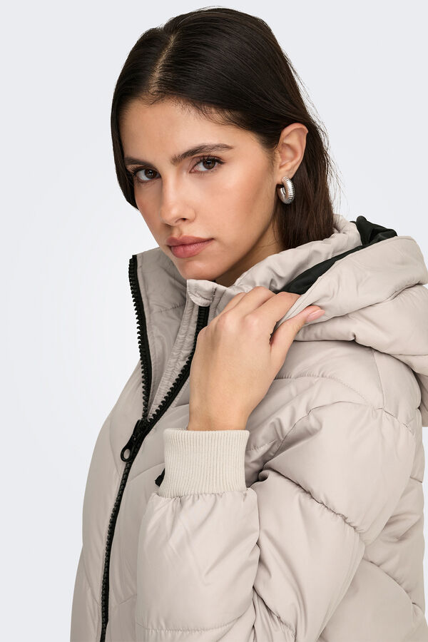 JDY Puffer coat blue