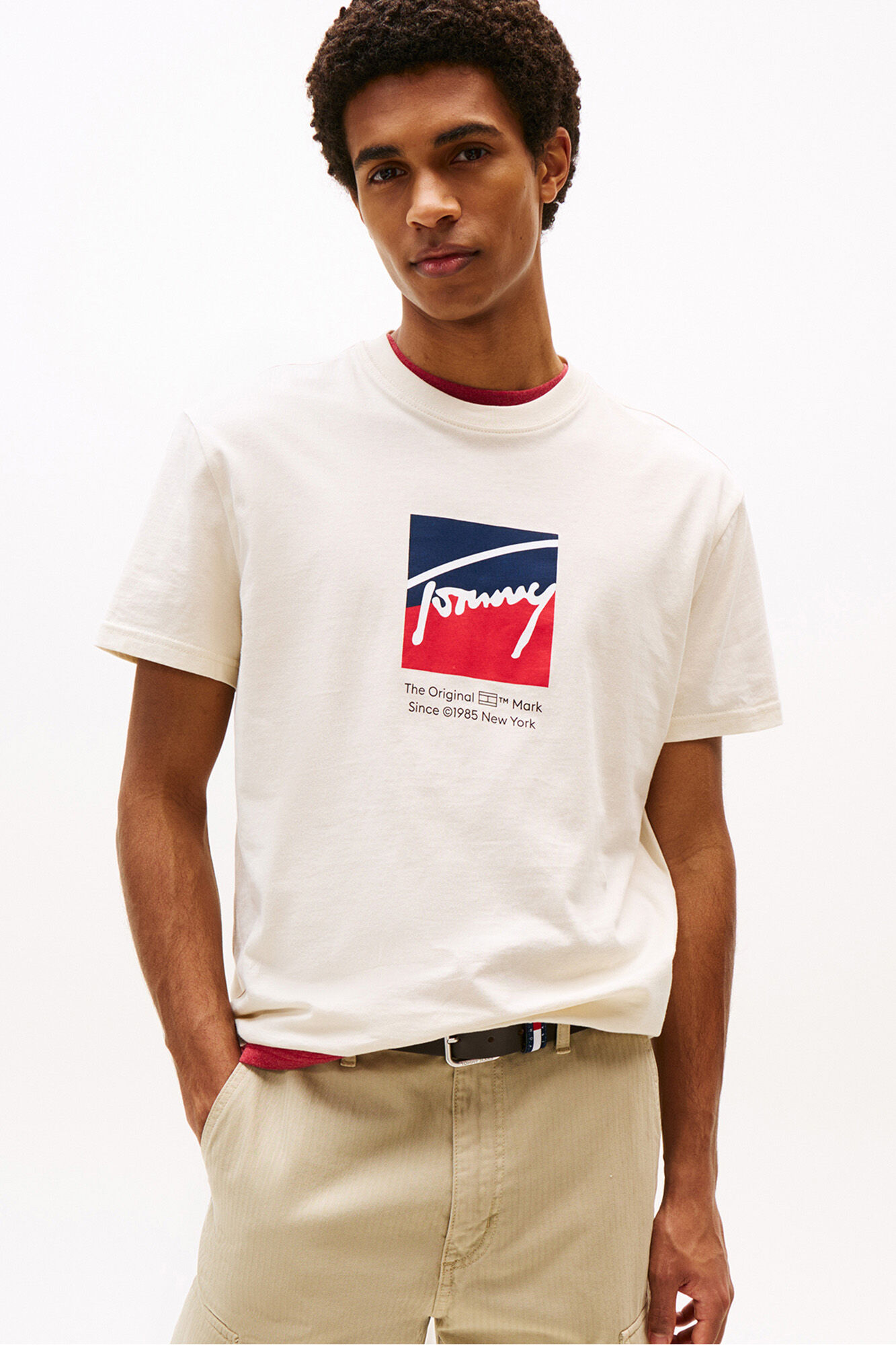 Tommy Jeans Camiseta de hombre de manga corta