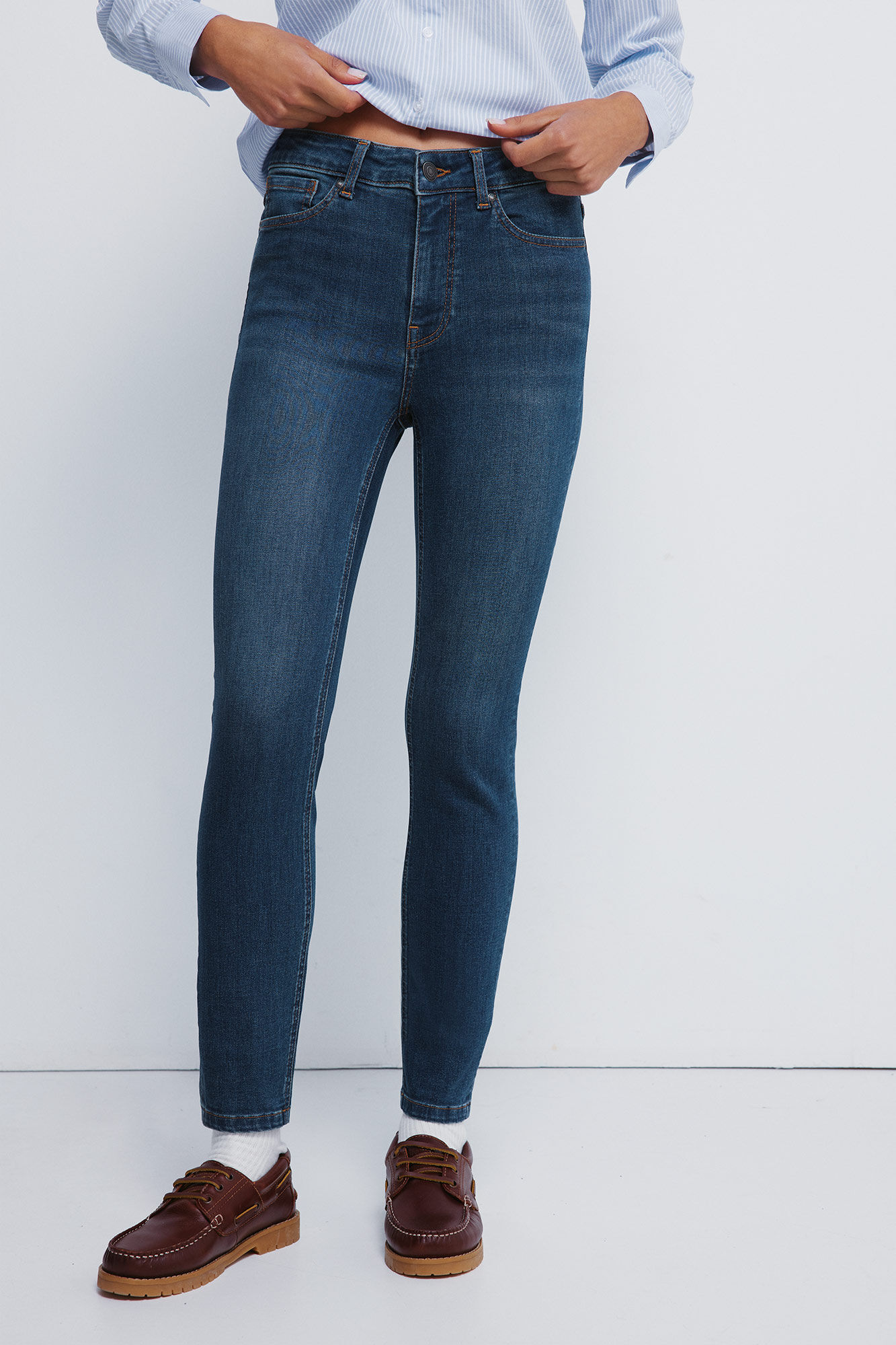 Springfield Slim cropped jeans