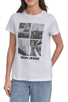 DKNY T-shirt com foto DKNY