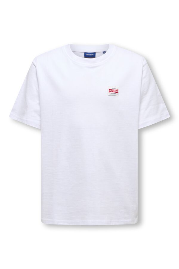 Only & Sons Junior Relaxed short sleeve T-shirt white