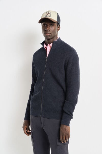 Springfield Cardigan à fermeture navy