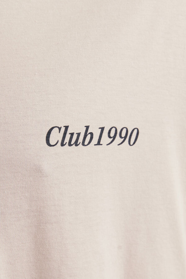 Jack & Jones T-shirt back print cinzento