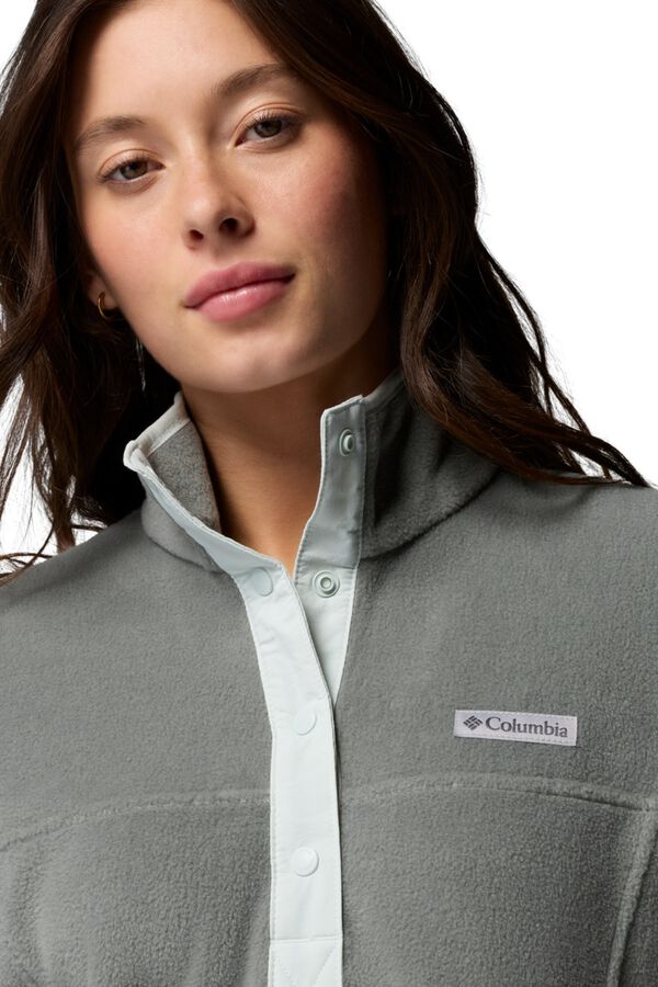 Columbia Fleece with half zip fastening blue