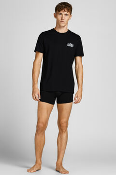 Springfield Sustainable boxers and T-shirt gift box pack noir