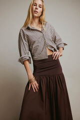 DeFacto Camisa curta oversize cru