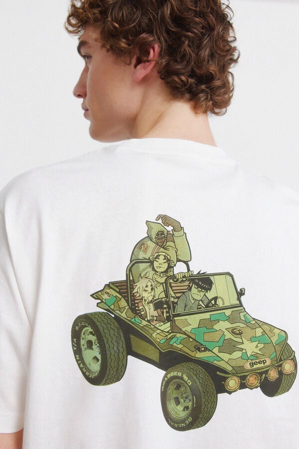 Springfield T-shirt GORILLAZ beige