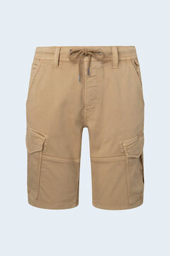 Springfield Jogger-style Bermuda shorts  brun