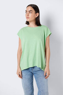 Springfield Camiseta larga manga corta verde