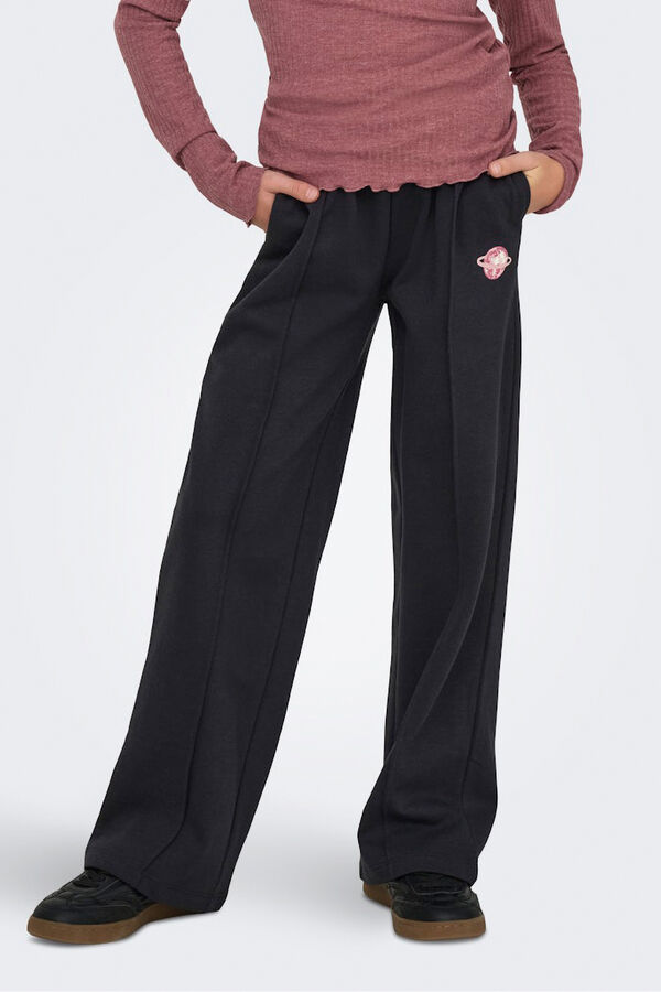 Only Girls Girl's jogger trousers Crna