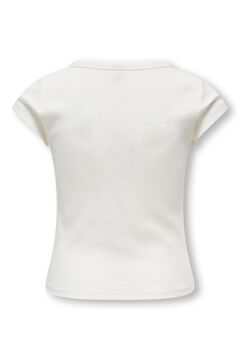 Only Girls Camiseta canal&eacute; manga corta