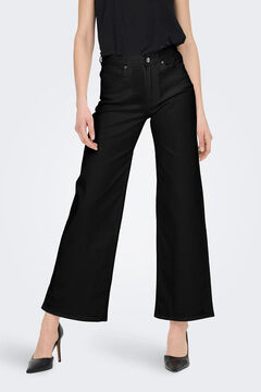 Springfield Women's cropped jeans black