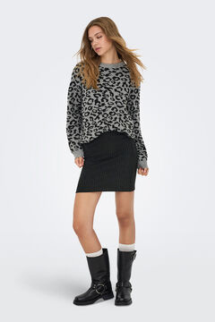 JDY Falda corta lurex