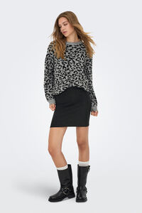 JDY Falda corta lurex