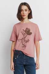 Springfield Cotton T-shirt COUNTRY CLUB pink