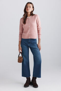 Springfield Openwork knit button jumper
