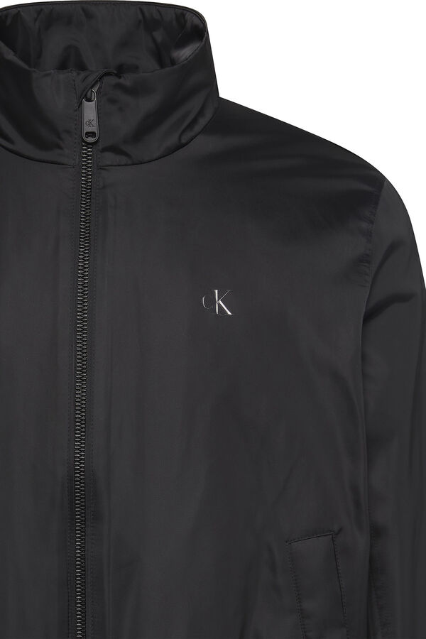 CK Jeans Chaqueta Harrington de hombre negro