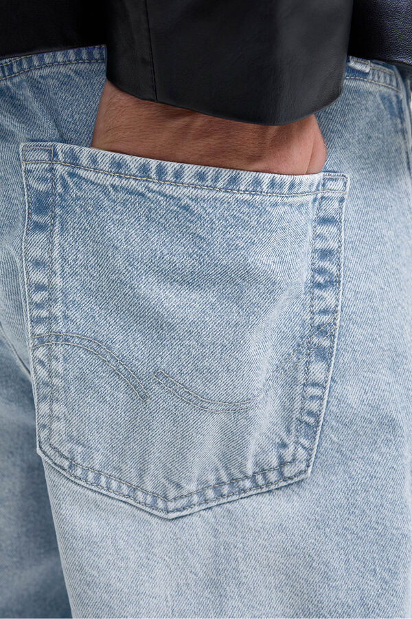 Jack & Jones Baggy-Fit- Jeans  Blau