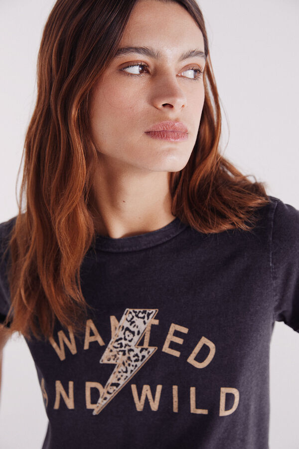 Springfield Camiseta gr&aacute;fica gris