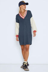 Springfield Jersey-knit dress  bluish